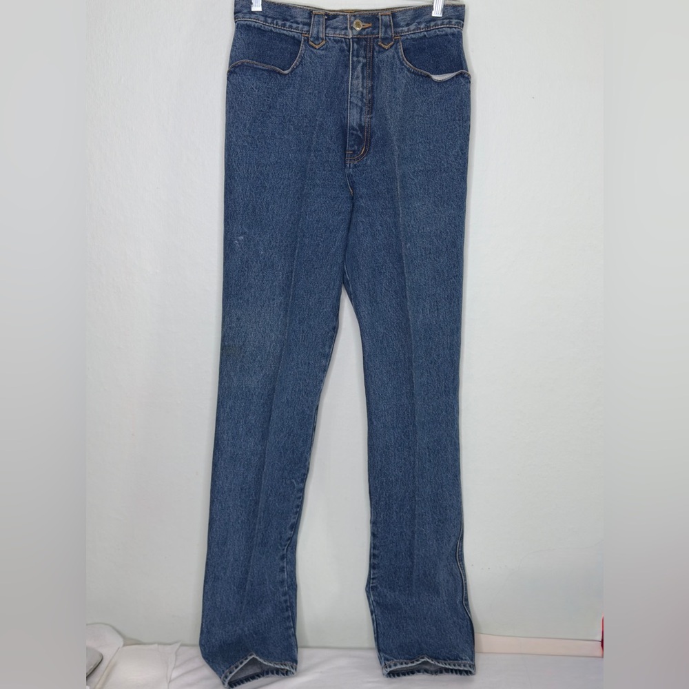 Lawman Women’s Sz.11 Western Denim Blue Jeans X-Long Inseam #197